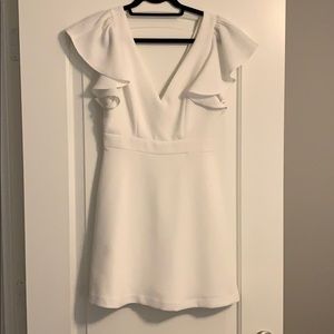 White BCBG cocktail dress